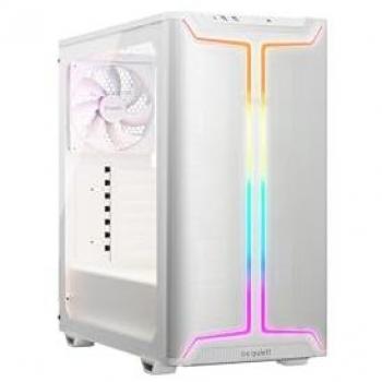 Be quiet! PURE BASE 501 DX – Weißes Mid‑Tower Gehäuse mit transparentem Seitenfenster