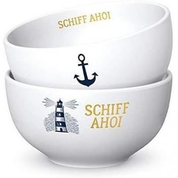 „La Vida“ Schiffsleuchtturm Müslischale – 13 cm Durchmesser