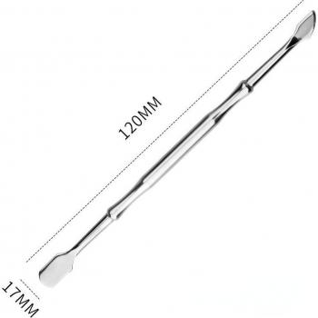Bébé Nail Lime 2‑Têtes en inox – lissage peau morte