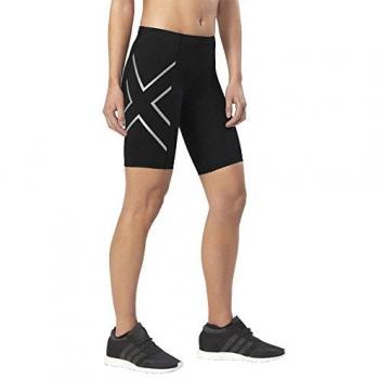 Women's 2XU Core Compression 3/4 Tights – L – Black/Silver
