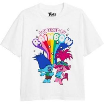 Bright Rainbow Troll Girls Top