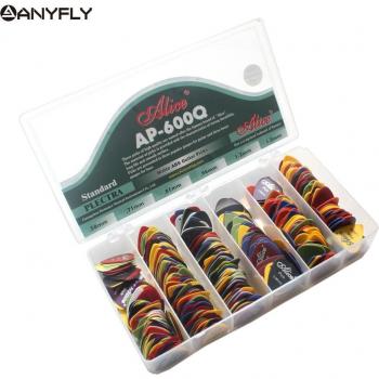 Plectres de guitare acoustique et électrique, 600 pièces, ABS mat, antidérapants, assortis