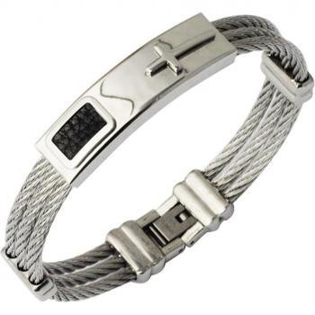 Men's Punk Style Wire Chain Bangle