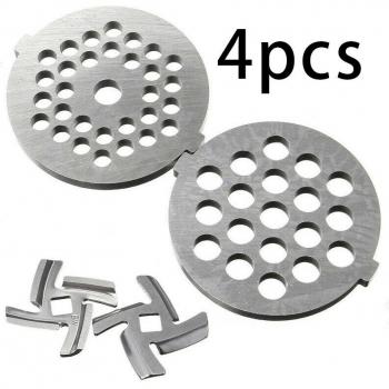 Juego de 2 Placas y 2 Cuchillas para Amoladora de Alimentos MG30/60