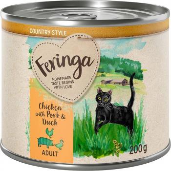 Combo Country Style 12×200 g Descuento 25 % – Pollo, Cerdo y Pato