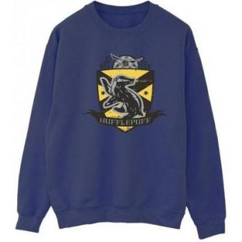 Blusa casual Hufflepuff Harry Potter, badge frontal, solo mujeres