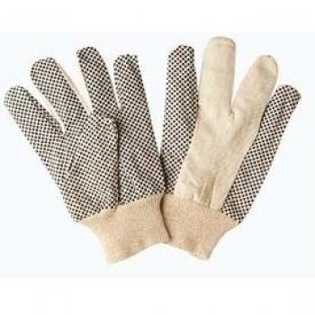 Guantes algodon lunares pvc (caja 12)