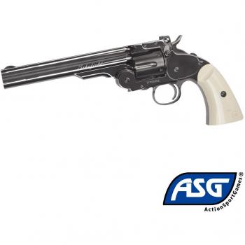 Revolver Schofield 6 Plated Steel Full Metal
