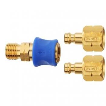 Cadac Raccord rapide 2-en-1 1/4 gauche
