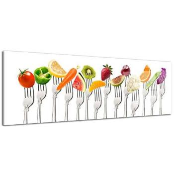 Cadre Plexiglas Cuisine Délicieuses Bouchées 150x60 cm