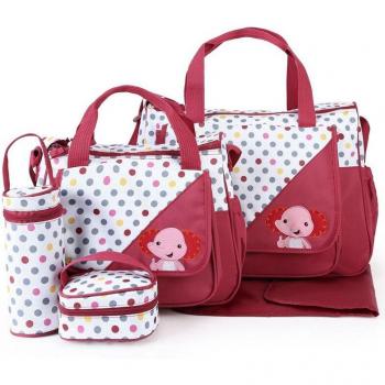 Set de bolsos para pañales elefante