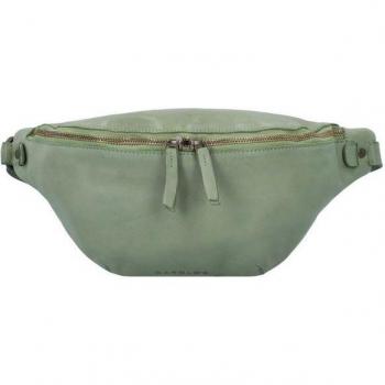 Submarine‑Style Green Leather Fanny Pack by Harold’s