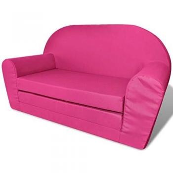 Sillón Sofá Cama para Niños Rosa