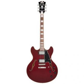 Burnt Red D'Angelico Premier DC 678 Semi-Hollow 2024
