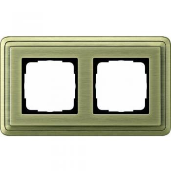 Cadre de finition GIRA ClassiX 2 modules bronze