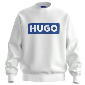 HUGO Sudadera de Manga Larga Niero Azul Real