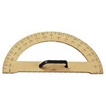 Semicirculo Plastico Encerado Faibo 34 cm