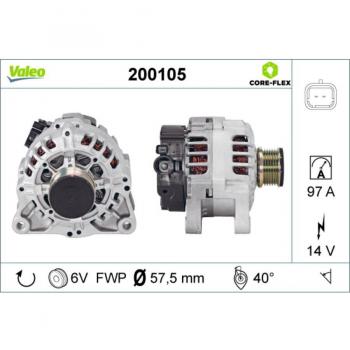 VALEO 200105 Gerador