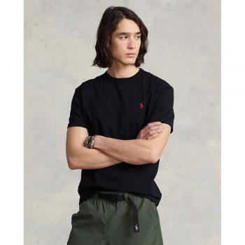 Polo Ralph Lauren Herren Heavyweight Crew Neck T-Shirt Schwarz Regular Fit