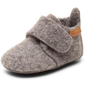 Grauer Baby‑Wollschuh Bisgaard – 21 cm (Kind)