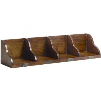 Étagère en bois marron L 90 cm