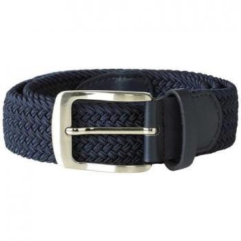 Cinturón elástico trenzado Dani para hombre de Duke L/XL azul oscuro