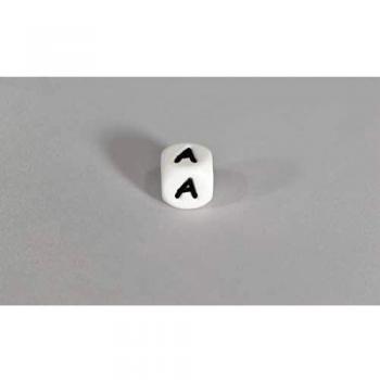 Perles de lettres alphabet pour attaches sucette (T)