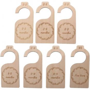 Armoire tilleul « Baby Organiser » – 7 sections, 0‑24 mois