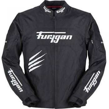 Furygan Herren Sportrock-Weste Schwarz-Weiß 4XL