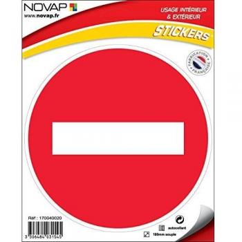 Autocollant Sens Interdit