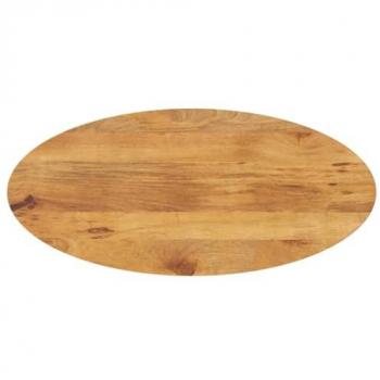 Piano Ovale 120×50×3,8 cm in legno di mango solidale