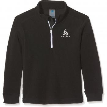 Odlo Kinder-Midlayer 1/2 Zip LE Tour Kids Shirt & Sweatshirt – Schwarz, 116 cm