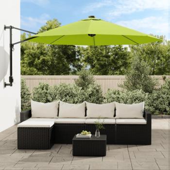 Sombrilla LED Brillante 290 cm (Verde, Azul, Rojo y más)