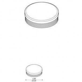 Poliester Tappo Lombardo per Palo Still Nero – LB1100082