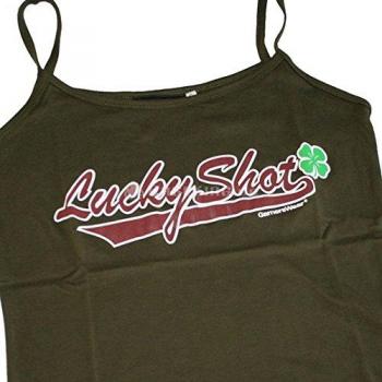 GamersWear Lucky Shot Spaghetti Top Olive XL