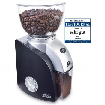 Solis 960.94 Scala Plus Dual‑Material Coffee Grinder – Black