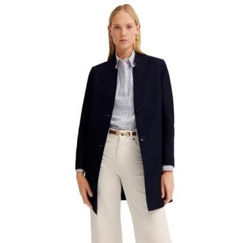 Casual Wollmantel in Marine von BUGATTI