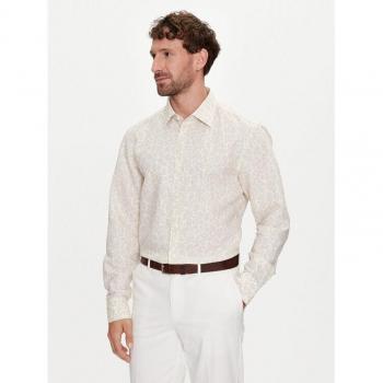 Boss Hemd C-Hal-Kent-C1-223 50513648 Écru Casual Fit – Trendige Männerkrawatte