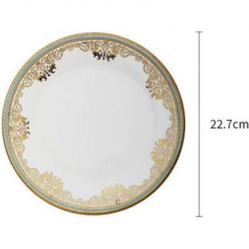 Plato Decorativo de Cerámica para Restaurante y Hogar