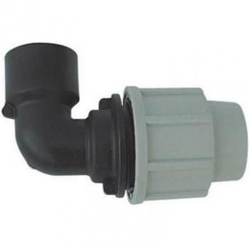 Pezzo di Derivazione Femminile: Gomito 20 mm a 90° – Serie 7150