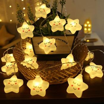 40/20/10LED Stern LED Lichtergirlande für die Weihnachtszeit