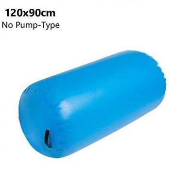 Minetom Yoga Roll 100cm Aufblasbare Luftrolle Gym Air Barrel Übung Spalte