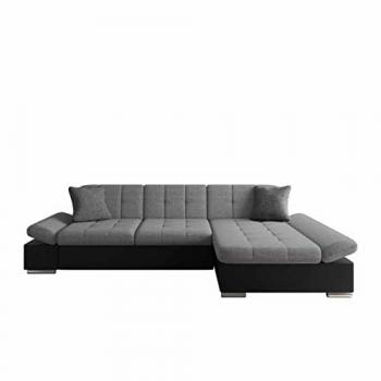 MIRJAN24 Design Eckcouch Montana, L-Form, mit regulierbaren Armlehnen