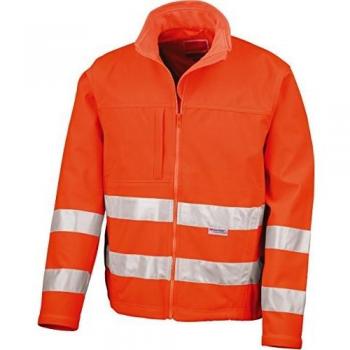 GlowSafe Hi-Vis Softshell Orange L