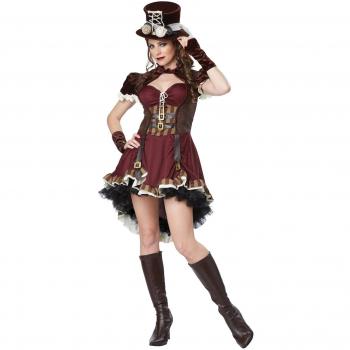 Steampunk Kleid Damen, Gothic 01281