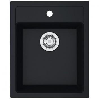 Franke SID 610-40 évier tectonite, dimensions 430x530 mm, noir