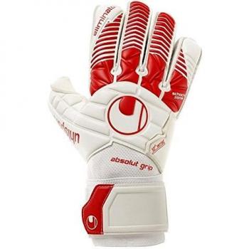 Eliminator ABSOLUTGRIP Herren-Handschuhe (Weiß/Rot) – 10.0 Größe, UV-Resistent