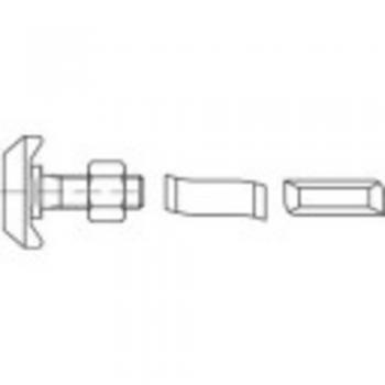 Vis à tête rectangulaire inox M16 100 mm – 10 unités (Alstertaler)