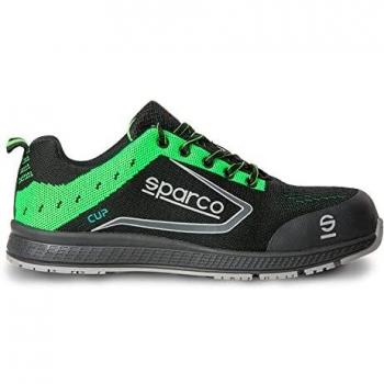 Chaussures de sécurité Sparco Adelaide S1P Taille 38 Noir/Vert