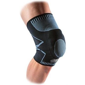 McDavid Custom Recovery Kniestütze mit wiederverwendbarem Eispaket – Schwarz, Extra Large